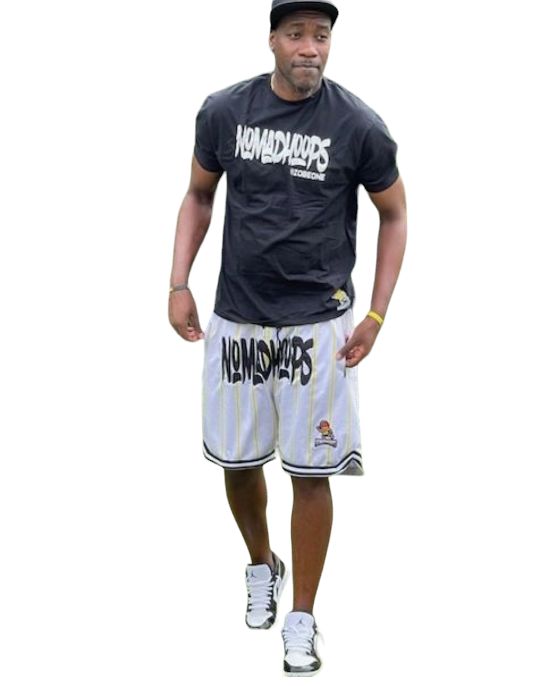 Nomadhoops Golden Road Pinstripe Shorts