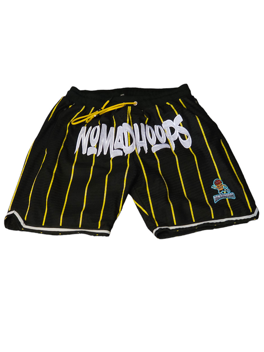 Nomadhoops Golden Road Pinstripe Shorts