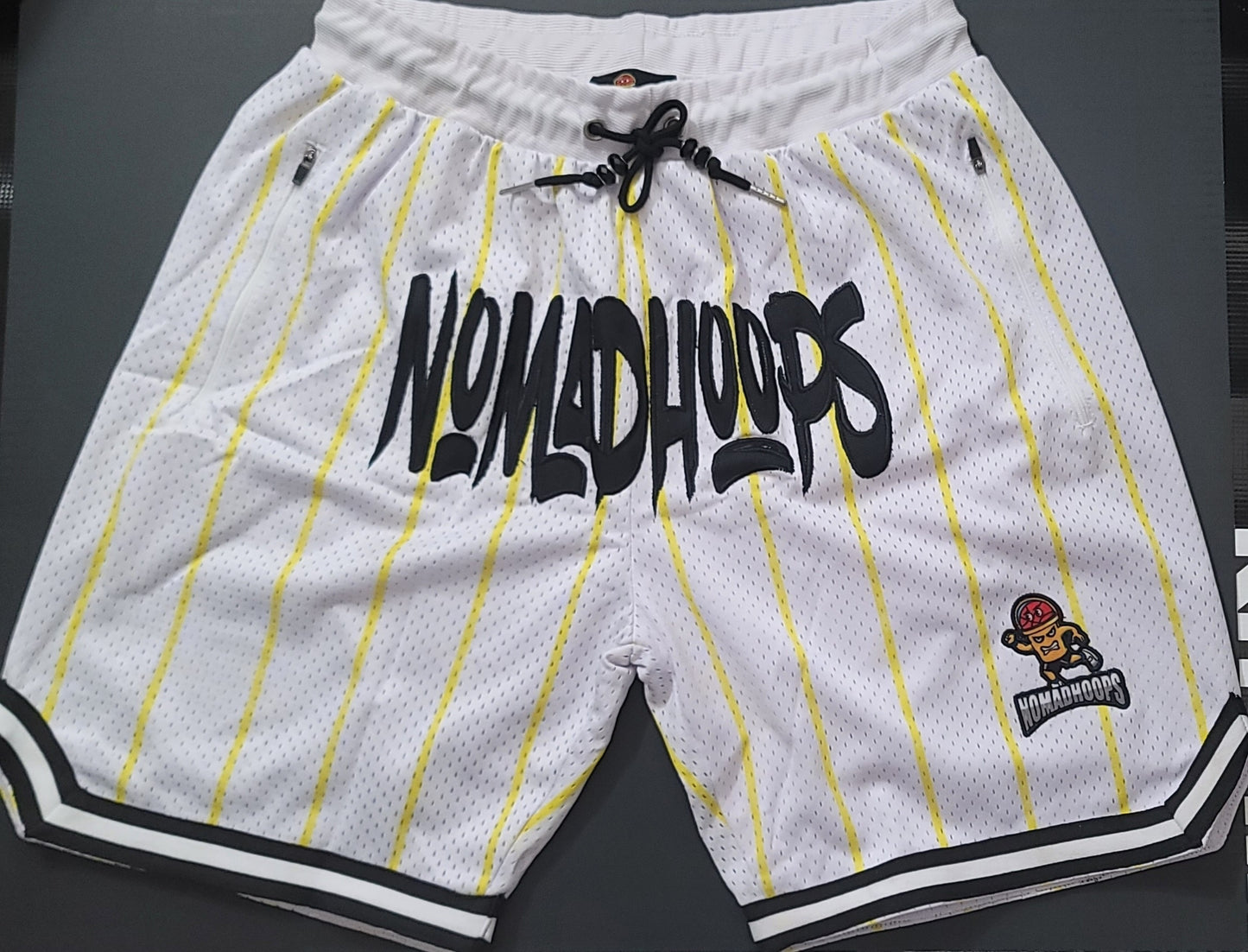 Nomadhoops Golden Road Pinstripe Shorts