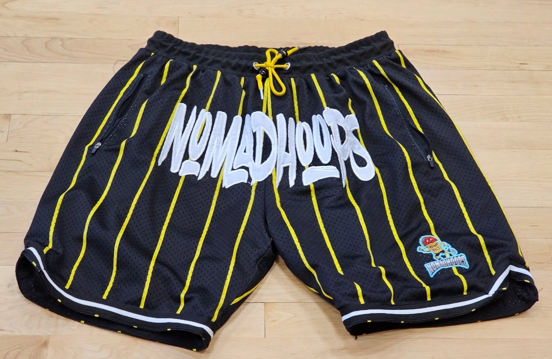 Nomadhoops Golden Road Pinstripe Shorts